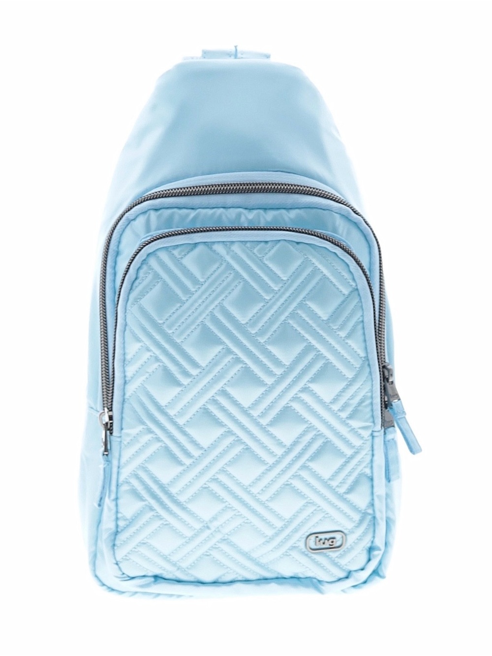 Lug Scurry Crossbody Bag NWOT Metallic Bubble Blue